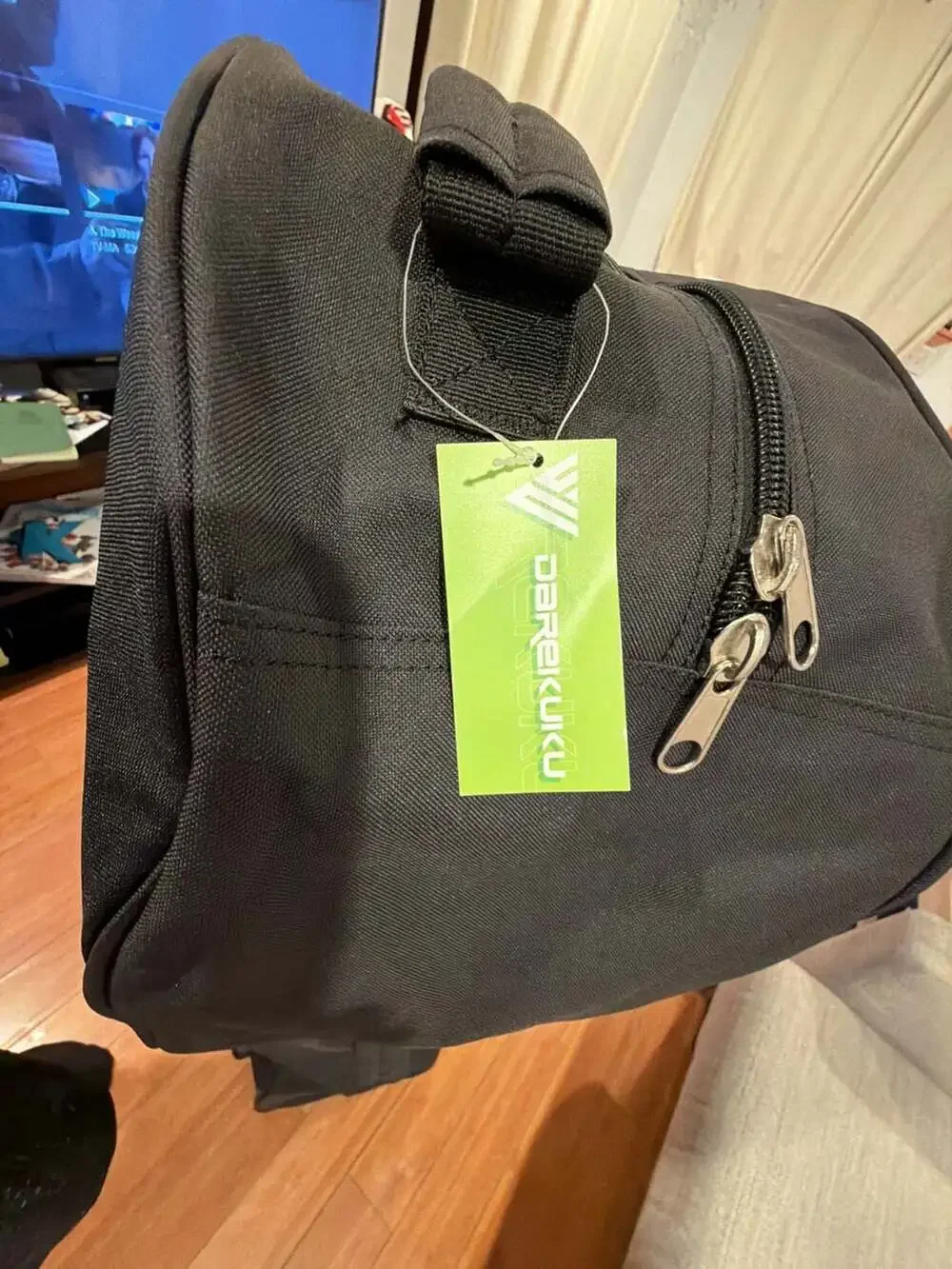 Dareikuku Black Golf Travel Bag With Wheels